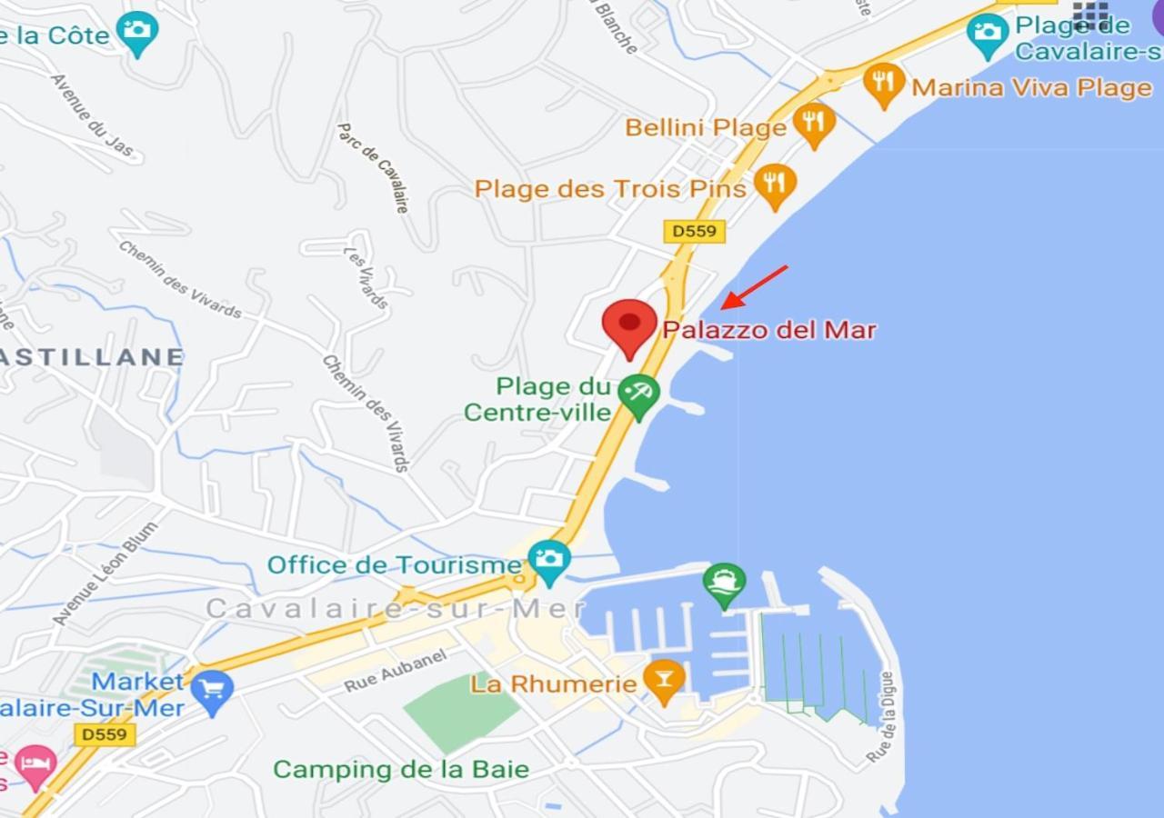 Studio 207-Front De Mer Parking Prive Cavalaire-sur-Mer Buitenkant foto